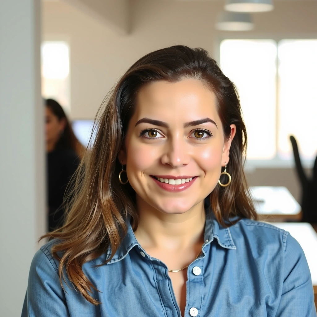 Happy customer smiling